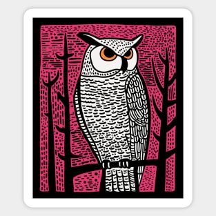 Forest Owl Sticker